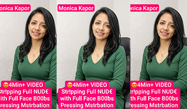Monika Kapoor Live Stripping Full Nude Boobs Pressing Leaked Video