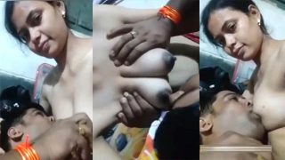 Marathi Bhabhi Big Boobs Erotic Breastfeeding Her Husband HD Watch