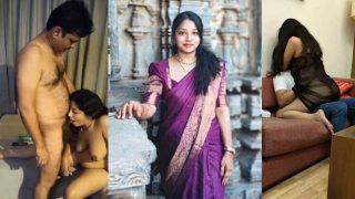 Cuckold Indian Wife Blowing Office Boss In Front Showing Her Husband HD Video