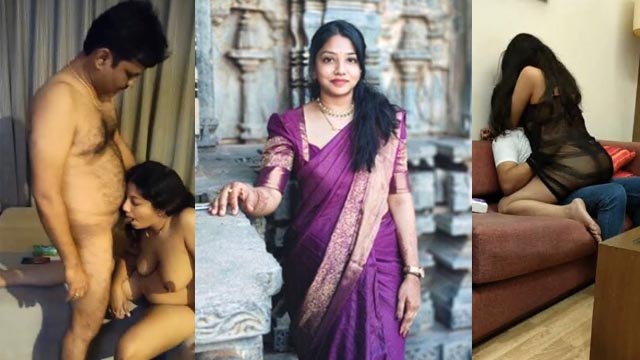 Cuckold Indian Wife Blowing Office Boss In Front Showing Her Husband HD Video