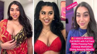 Indian NRI Influencer Vishakha Full Nude & Boobs Pressing Pussy Sex