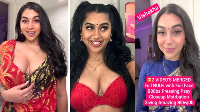 Indian NRI Influencer Vishakha Full Nude & Boobs Pressing Pussy Sex